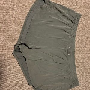 Grey athletic shorts